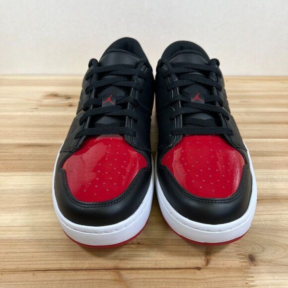 Jordan NU Retro 1 Low Nike Sneakers Mens 12 Varsity Red black white NEW in box - Picture 3 of 10